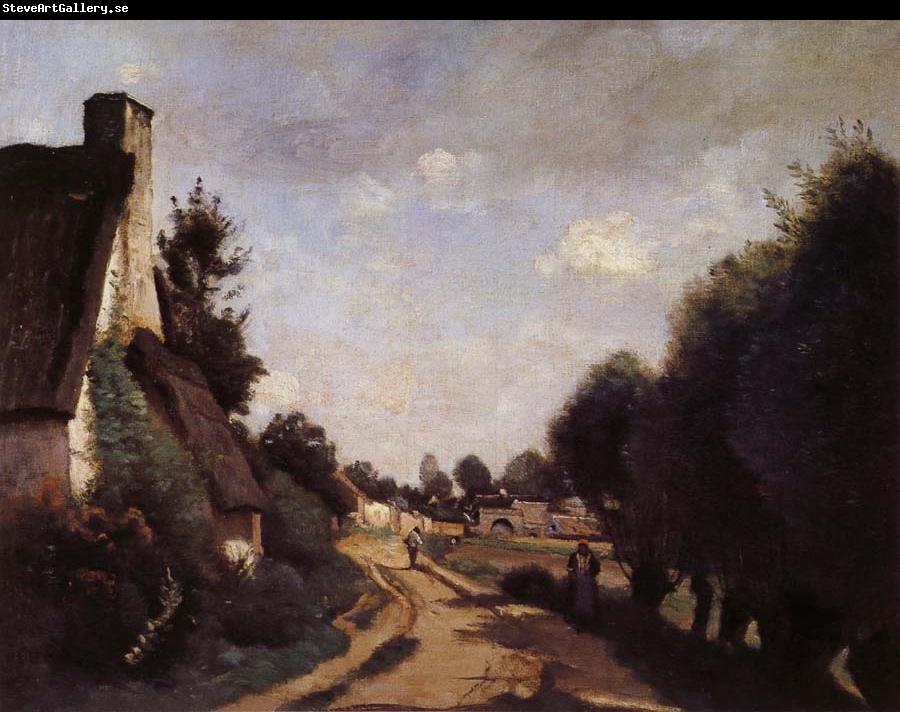 Corot Camille Une Route pres d'Arras